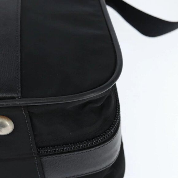 PRADA Business Bag Nylon Black Silver Auth bs30135 - Picture 4 of 16